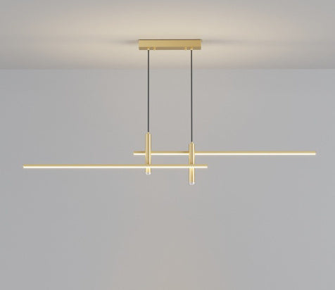 Nordic Restaurant Ceiling Lamp Minimalist Strip Dining-room Lamp