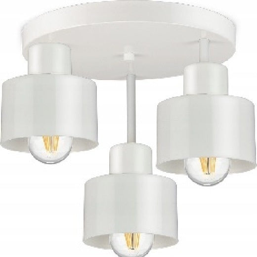 Wrought Iron Ceiling Light Black Ribbon Lampshade