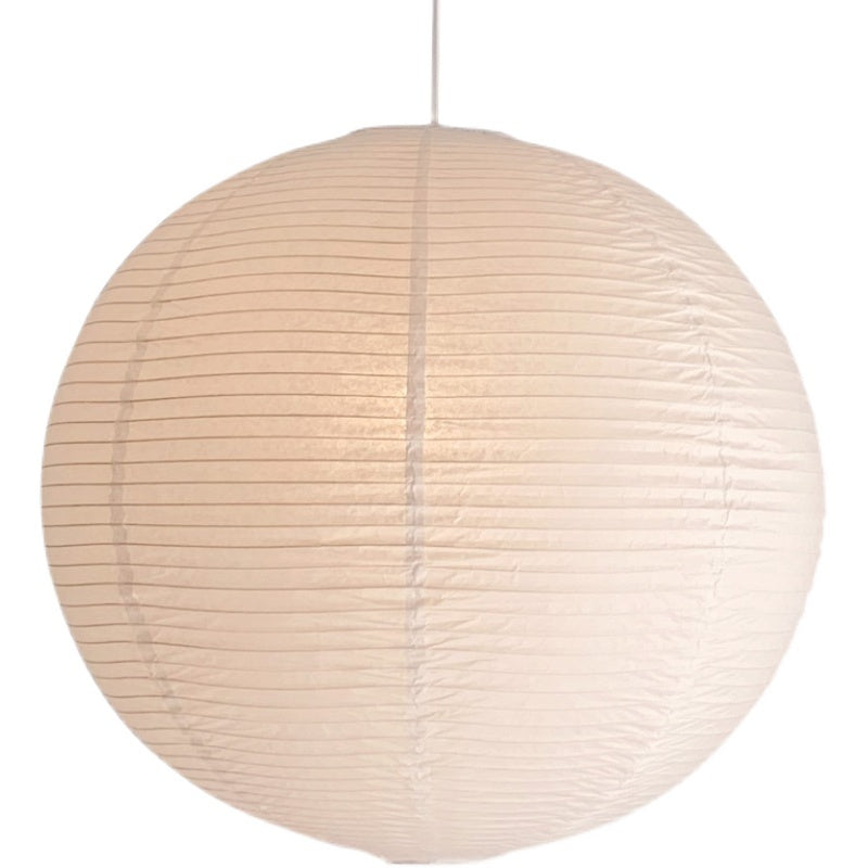White Paper Lantern Shade In Bedroom And Living Room