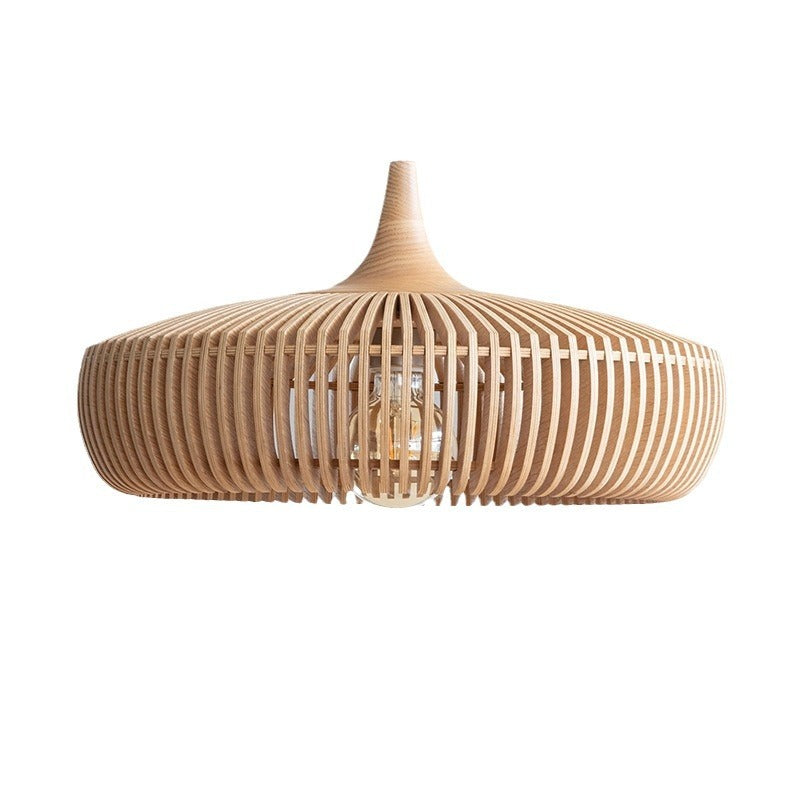 Bedroom Living Room Lantern Woodcraft Ceiling Lamp