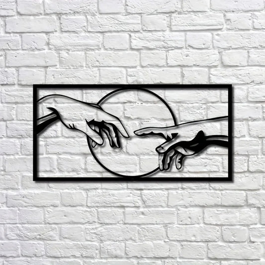 Modern Black Metal Wall Art